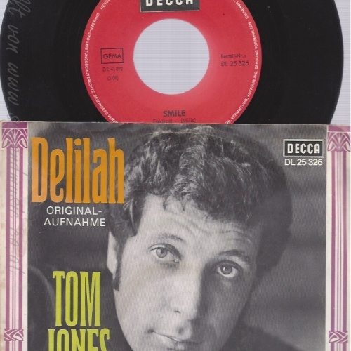 7"TOM JONES--DELIAH