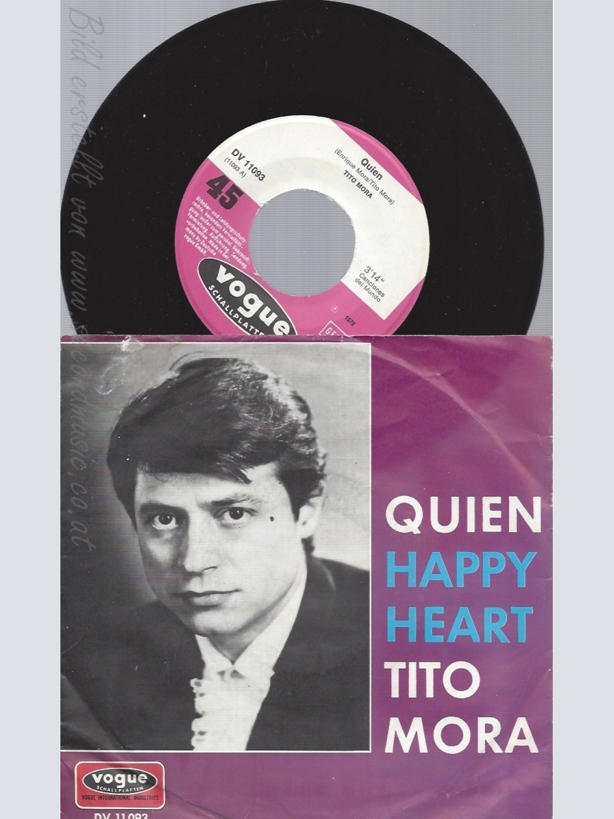 7"QUIEN--HAPPY HEART--