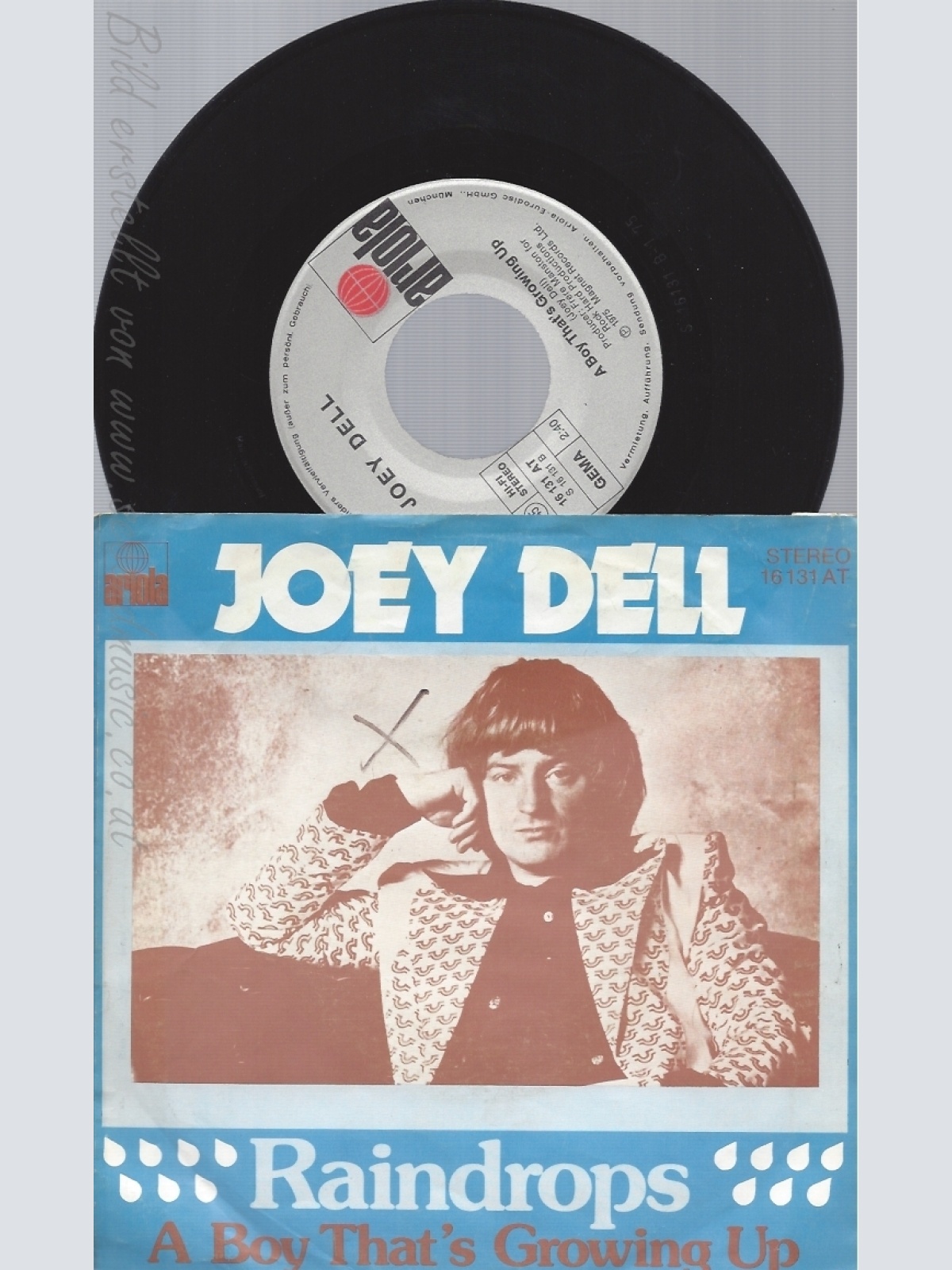 7"JOE DELL--RAINDROPS