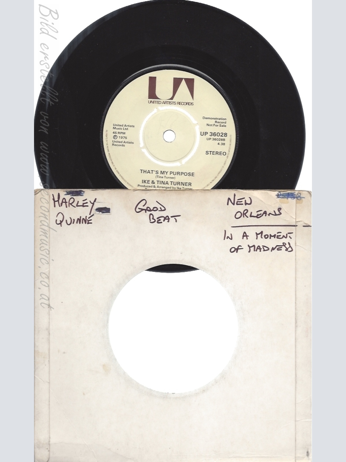 7"--IKE & TINA TURNER--DELILA'S POWER--PROMO