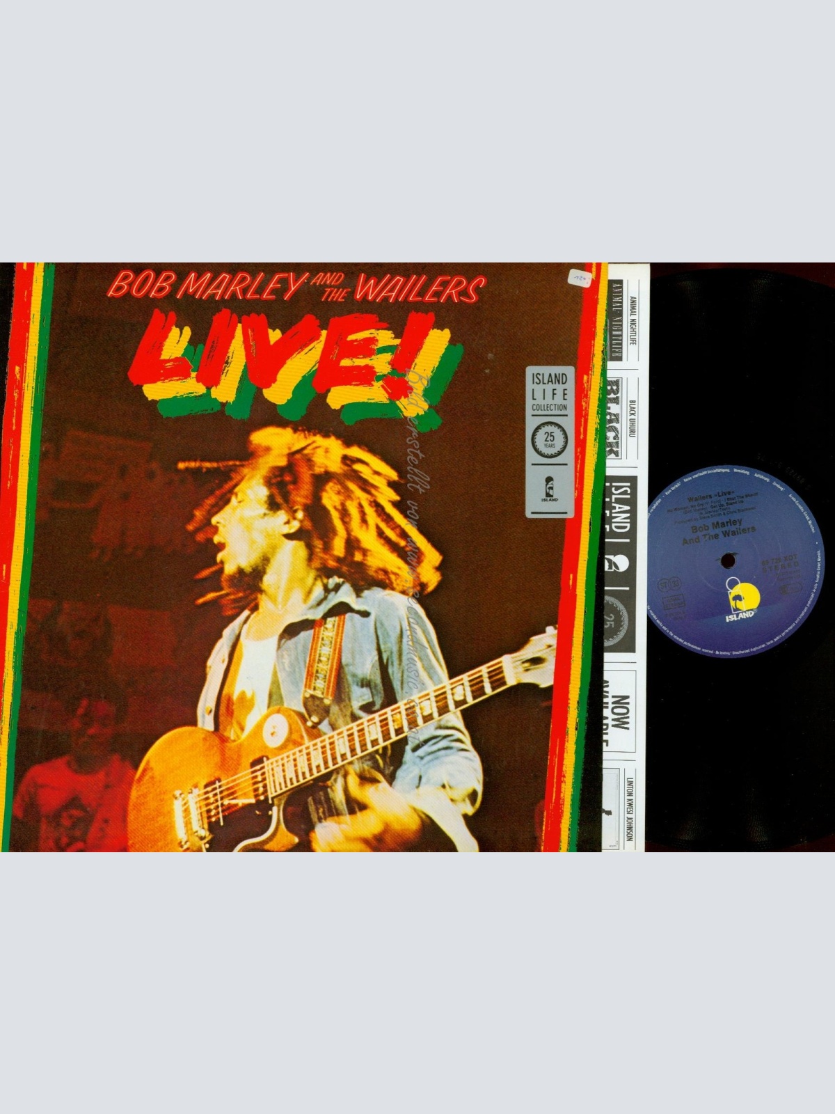 LP--BOB MARLEY--LIVE--