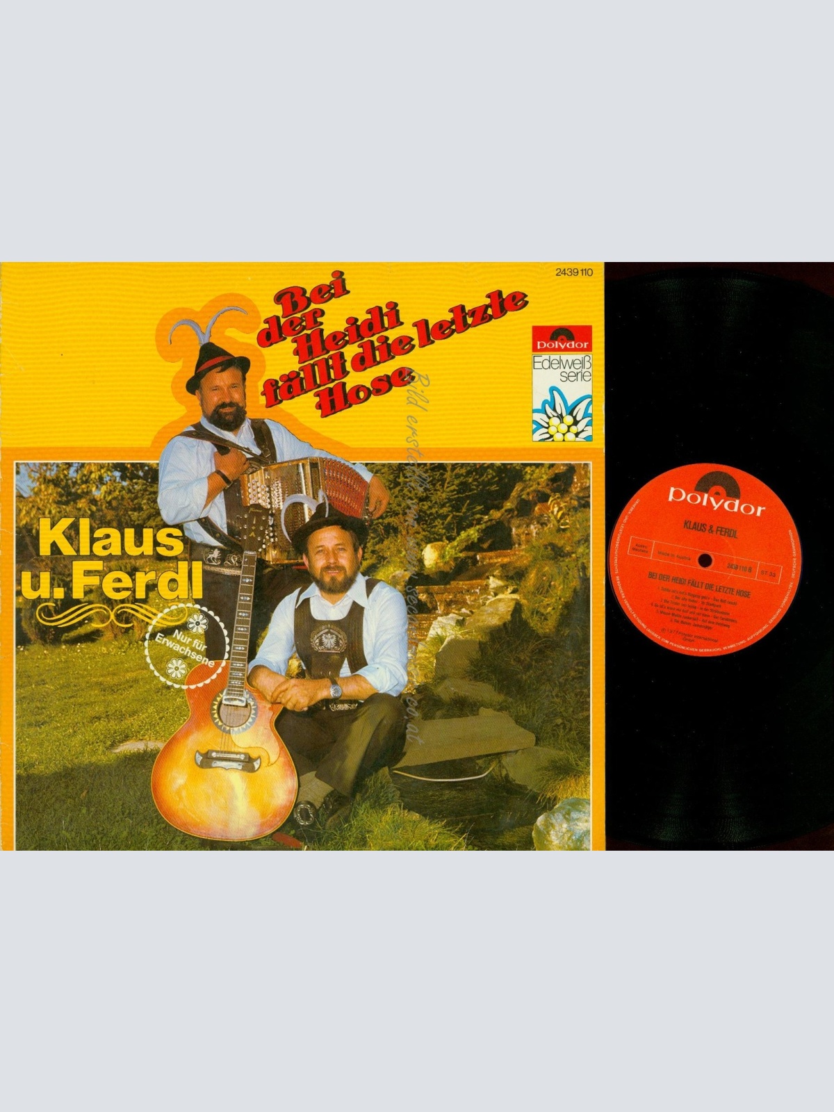 LP--KLAUS UND FERDL--BEI DER HEIDI FÄLLT DIE LETZTE HOSE