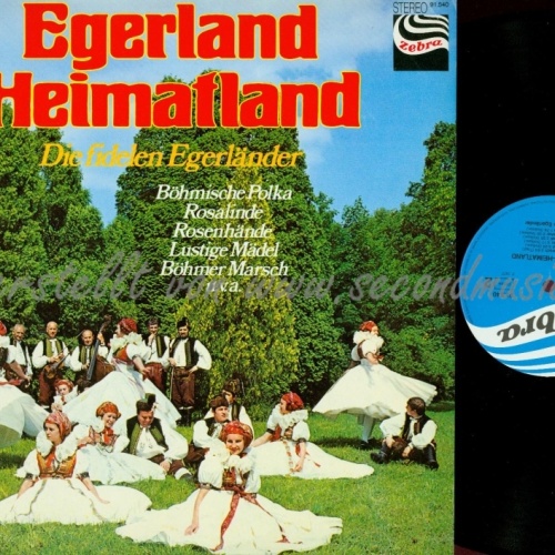 LP--DIE FIDELEN EGERLÄNDER--EGERLAND HEIMATLAND