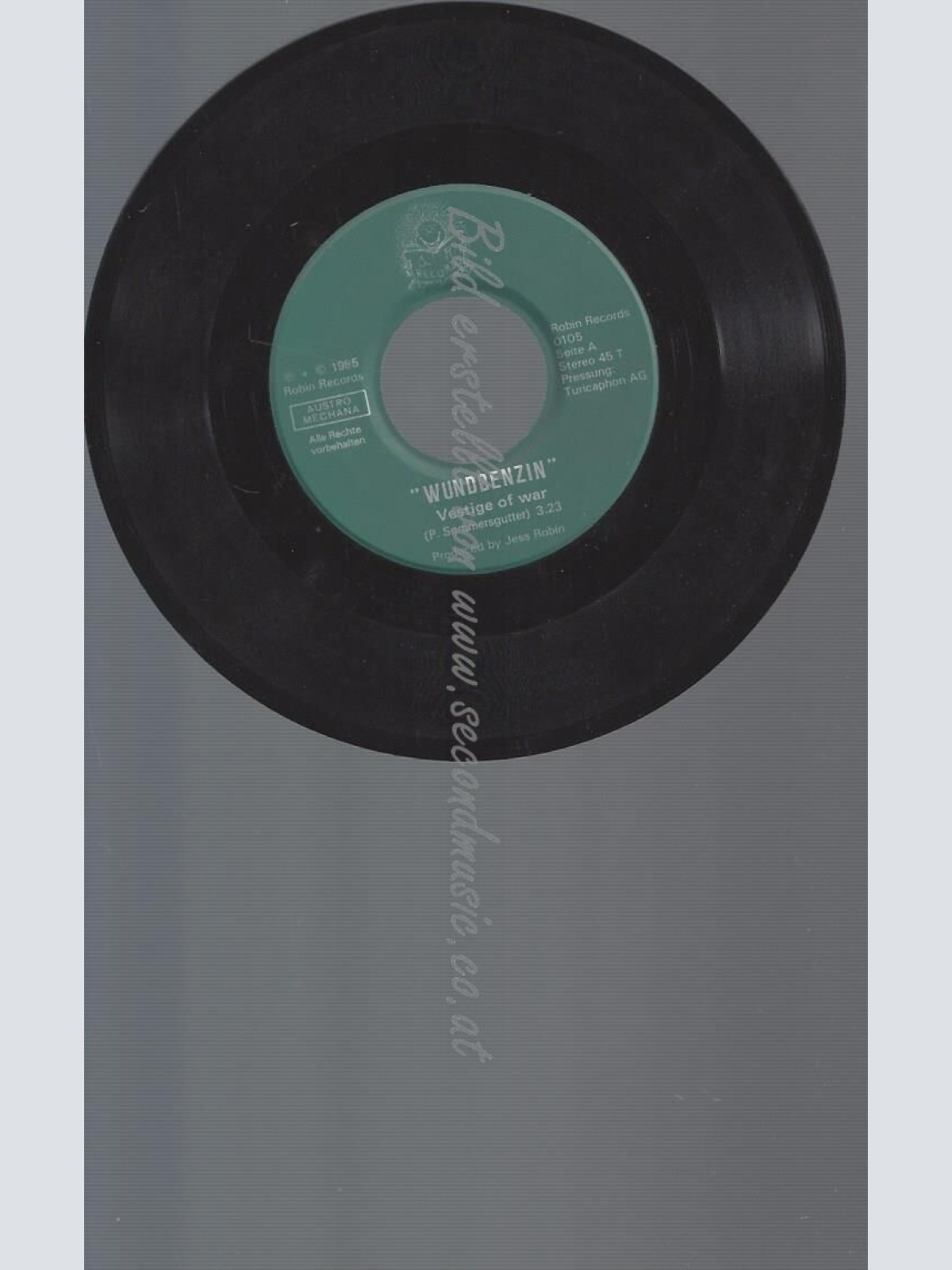 7" WUNDBENZIN--DSCHUMBLAD--JESS ROBIN--VESTIGE OF WAR