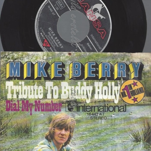 7" MIKE BERRY--TRIBUTE TO BUDDY HOLLY