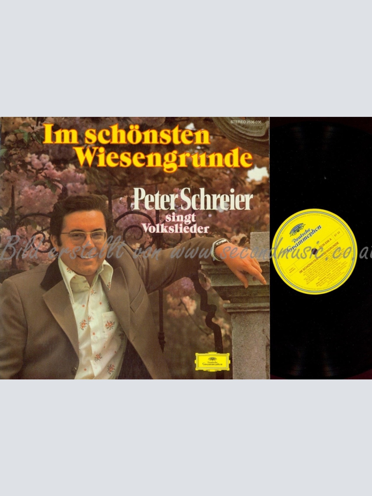 LP--PETER SCHREIER--IM SCHÖNSTEN WIESENGRUNDE--DEUTSCHE GRAMMOPHON