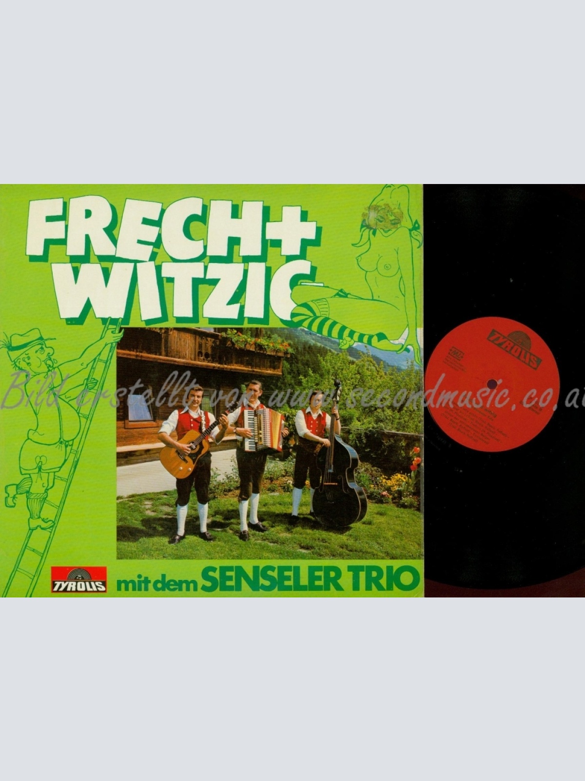 LP--FRECHE WITZE MIT DEM SENSELER TRIO--