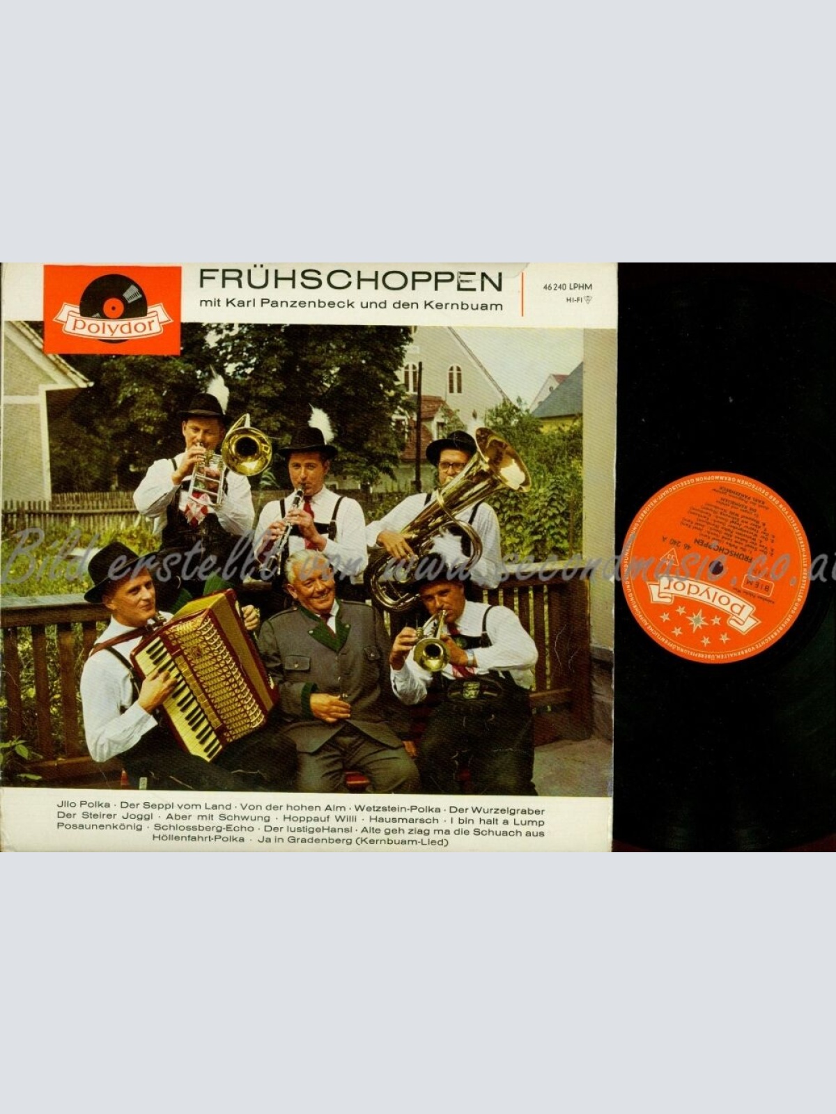 LP--FRÜHSCHOPPEN MIT KARL PANZENBECK UND DEN KERN BUAM