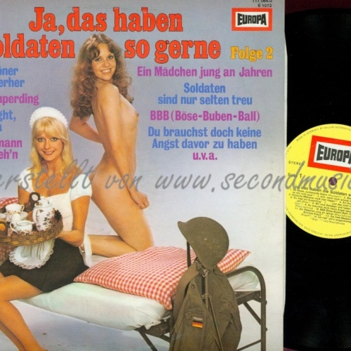 LP--JA DAS HABEN DIE SOLDATEN GERNE FOLGE  2