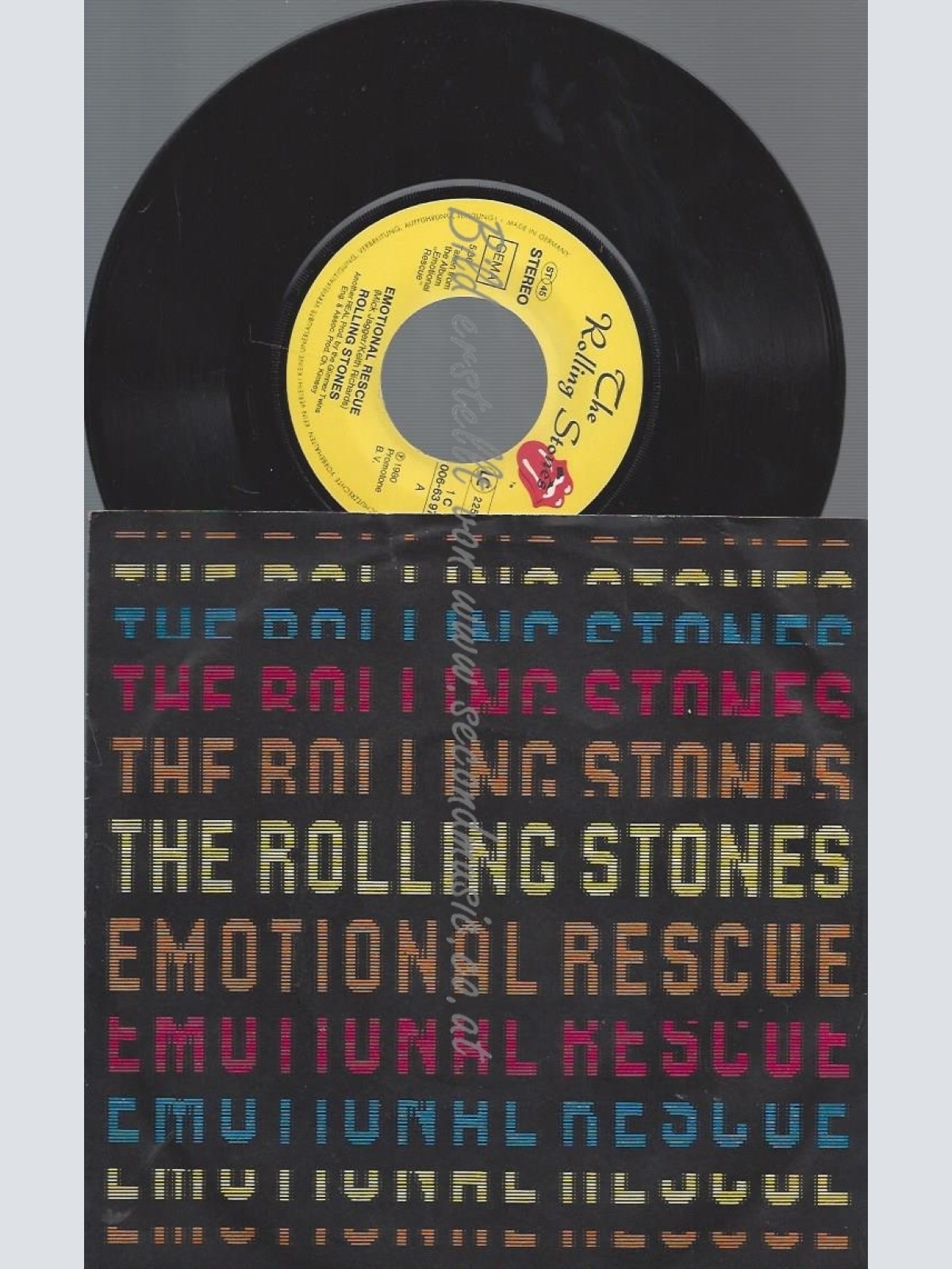 7" THE ROLLING STONES--EMOTIONAL RESCUE