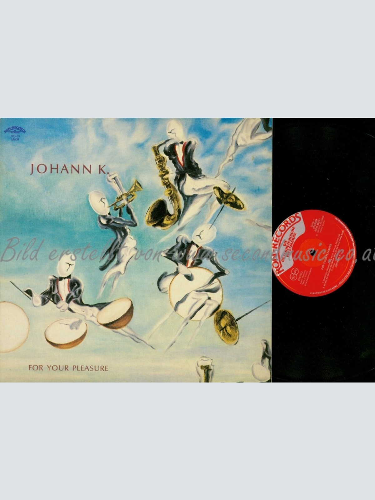 MAXI LP--JOHANN K--FOR YOUR PLEASURE