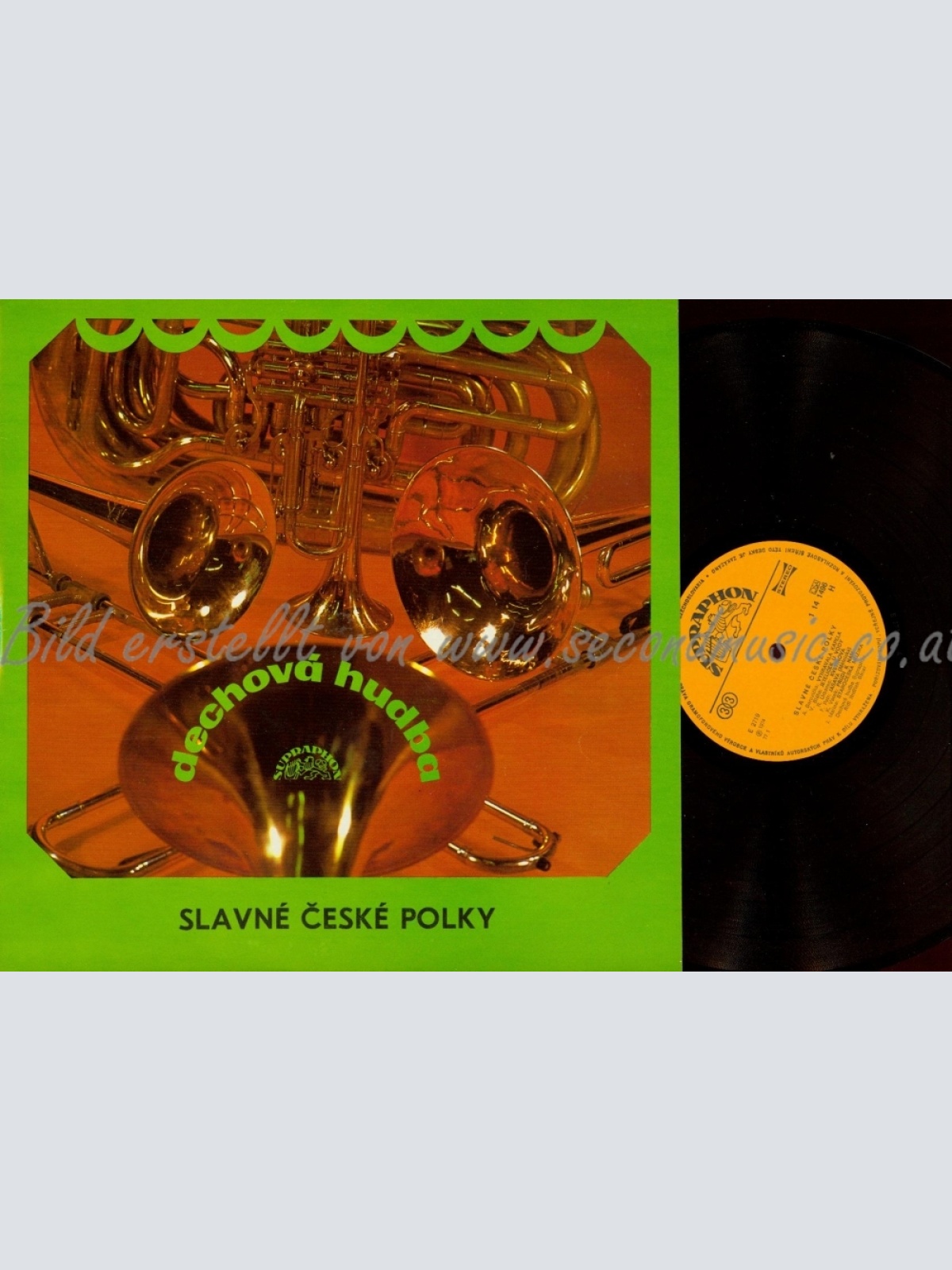 LP--SLAVNE CESKE POLKY--DECHOVA HUDBA