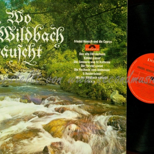 LP--WO DER WILDBACH RAUSCHT--FRIEDEL HENSCH UND DIE CYPRYS