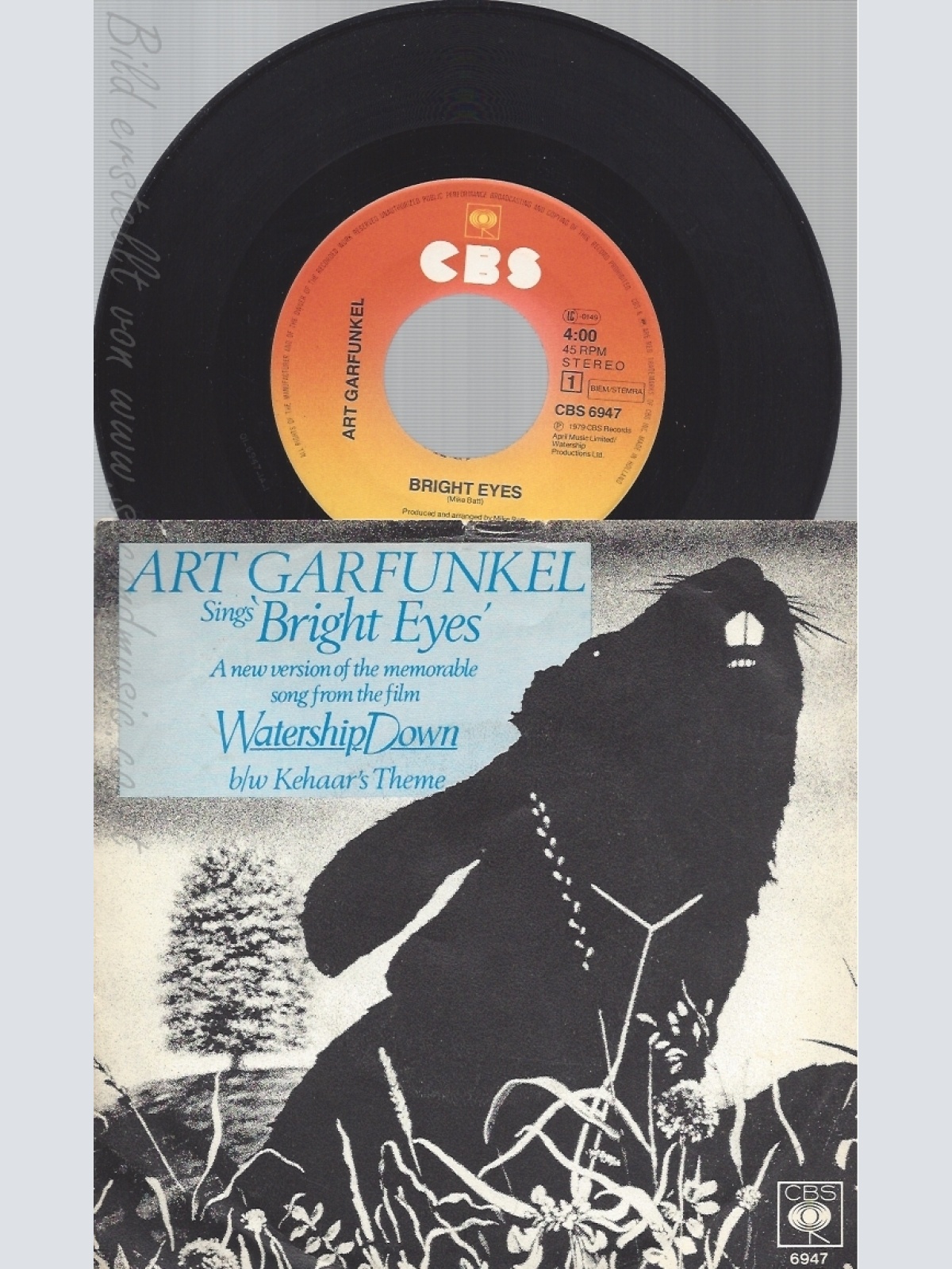 7"ART GARFUNKEL--BRIGHT EYES
