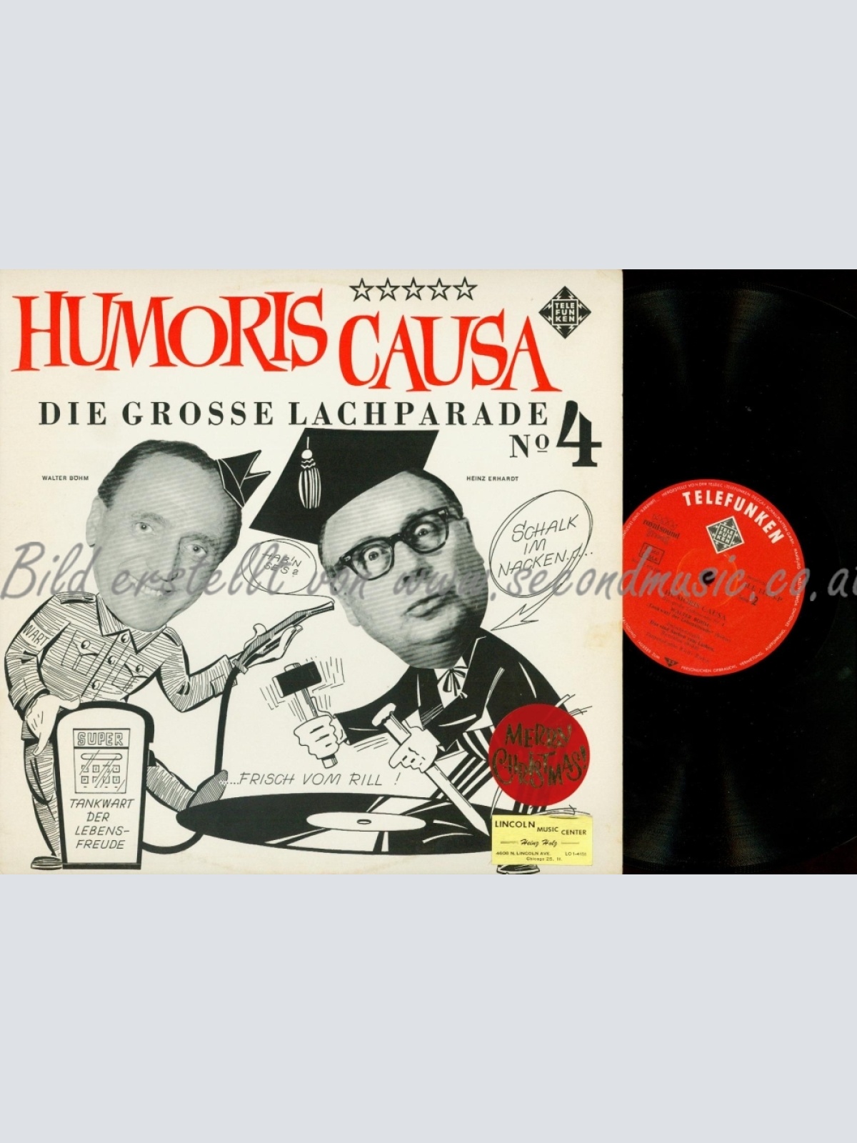 LP--HUMORIS CAUSA--DIE GROSSE LACHPARADE 4--BÖHM--HEINZ ERHARDT