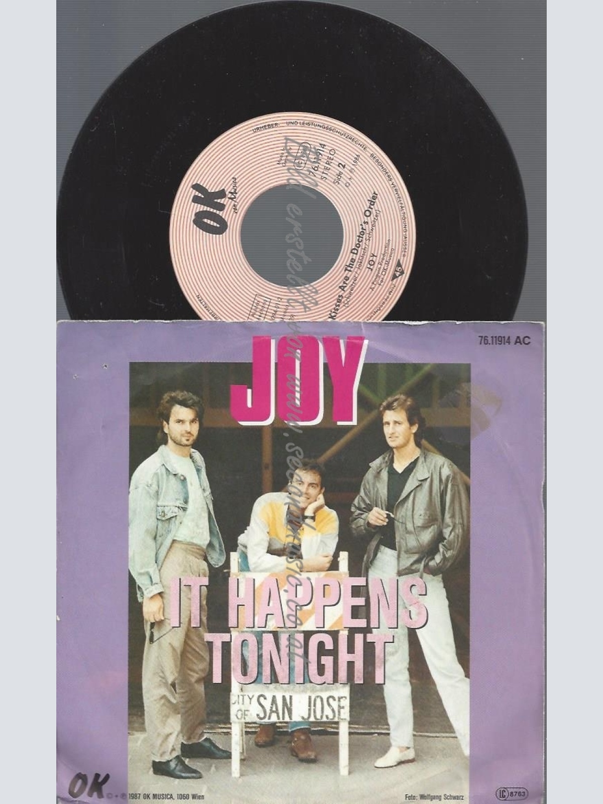 7"JOY--IT HAPPENS TONIGHT