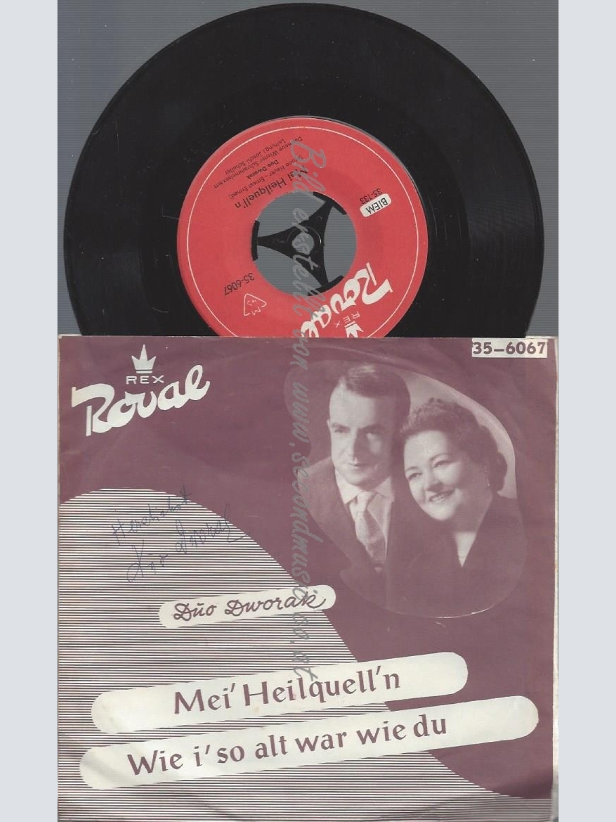 7"DUO DWORAK--MEI HEILQUELLN