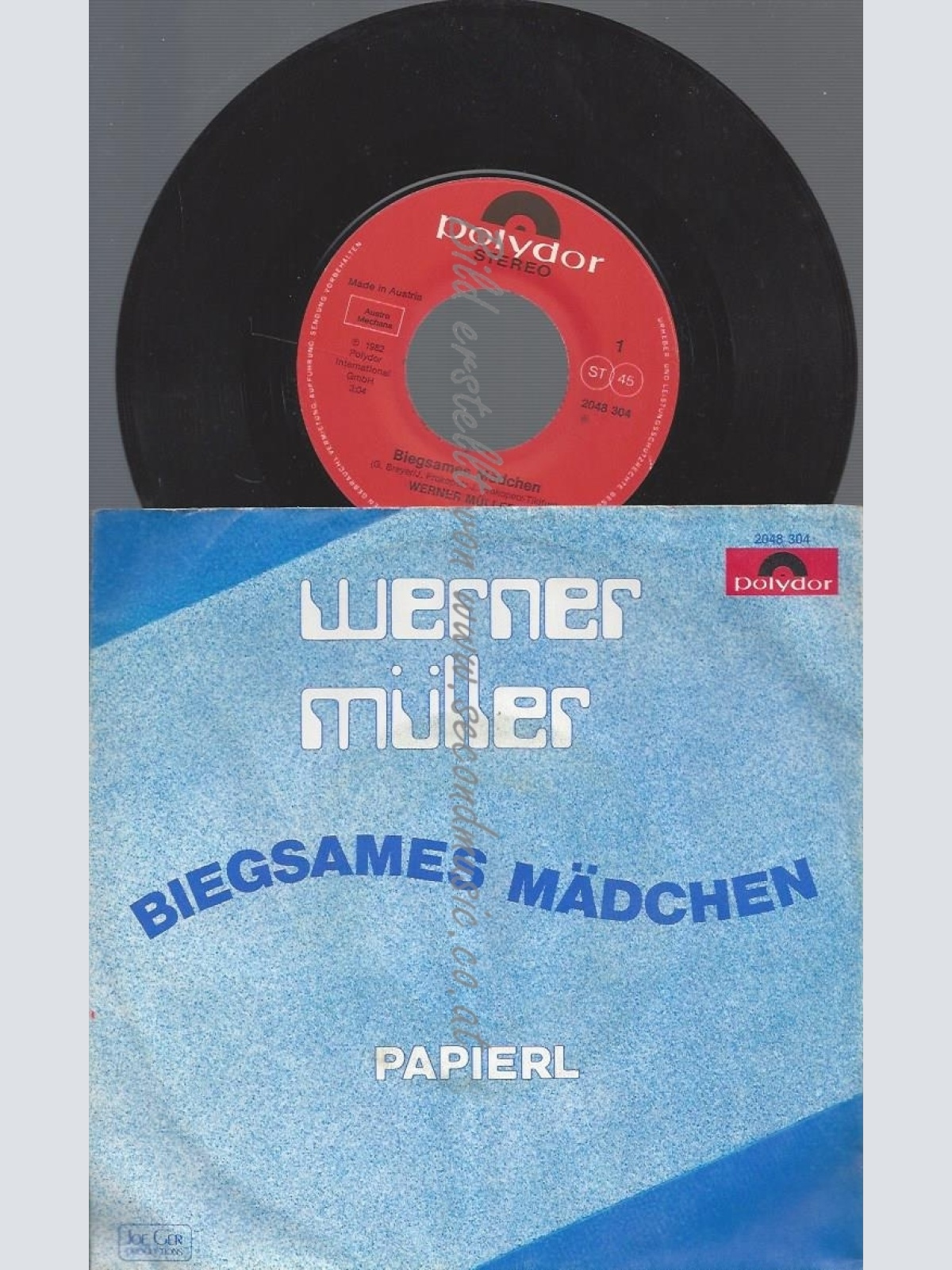 7"WERNER MÜLLER--BIEGSAMES MÄDCHEN