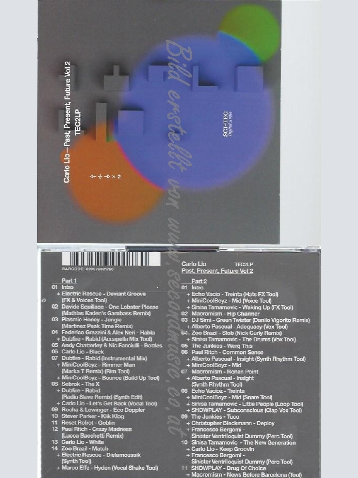 CD--CARLO LIO--PAST, PRESENT, FUTURE VOL.2 | DOPPEL-CD