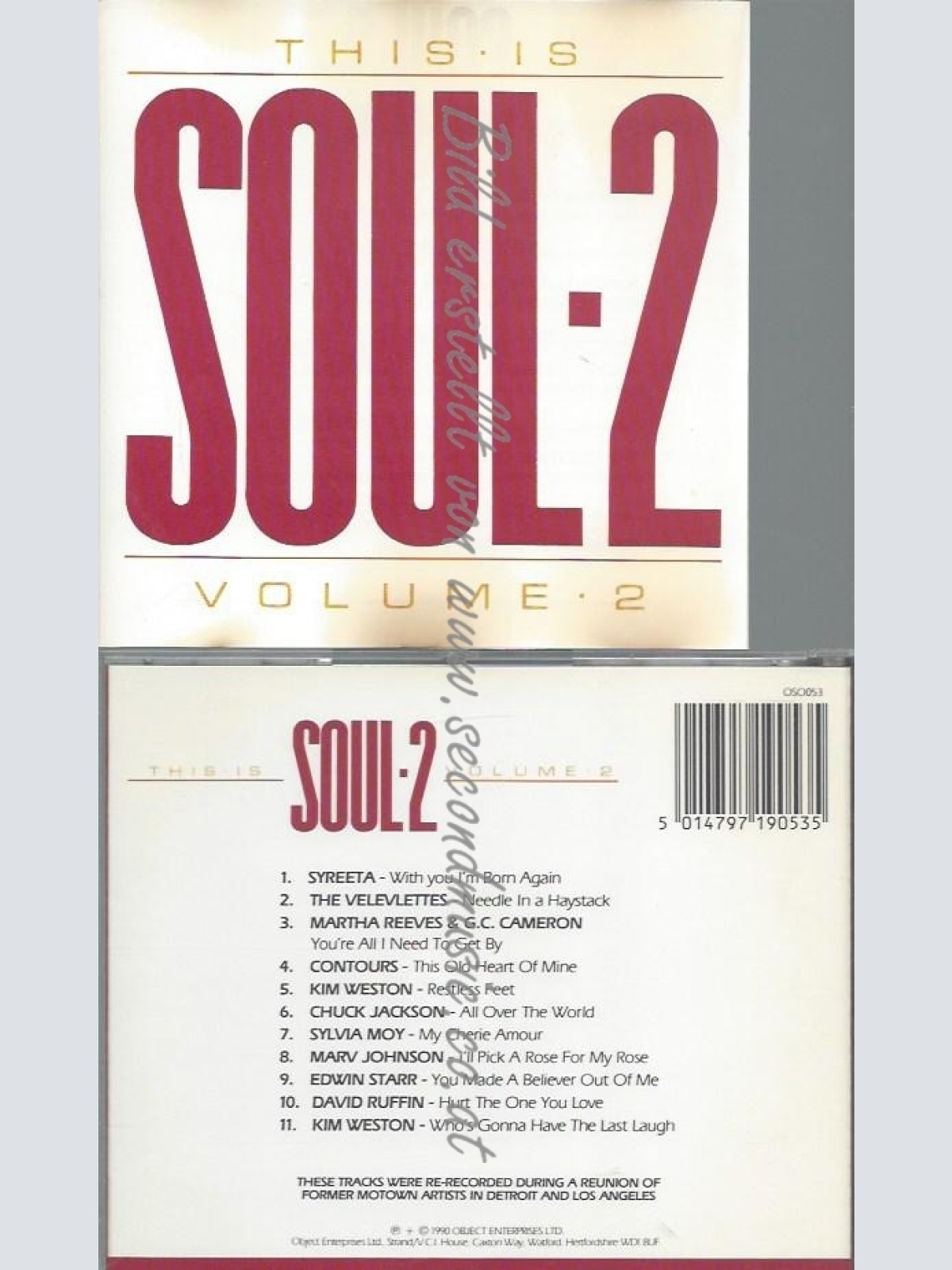CD--DIVERSE--THIS IS SOUL 2 VOLUME TWO