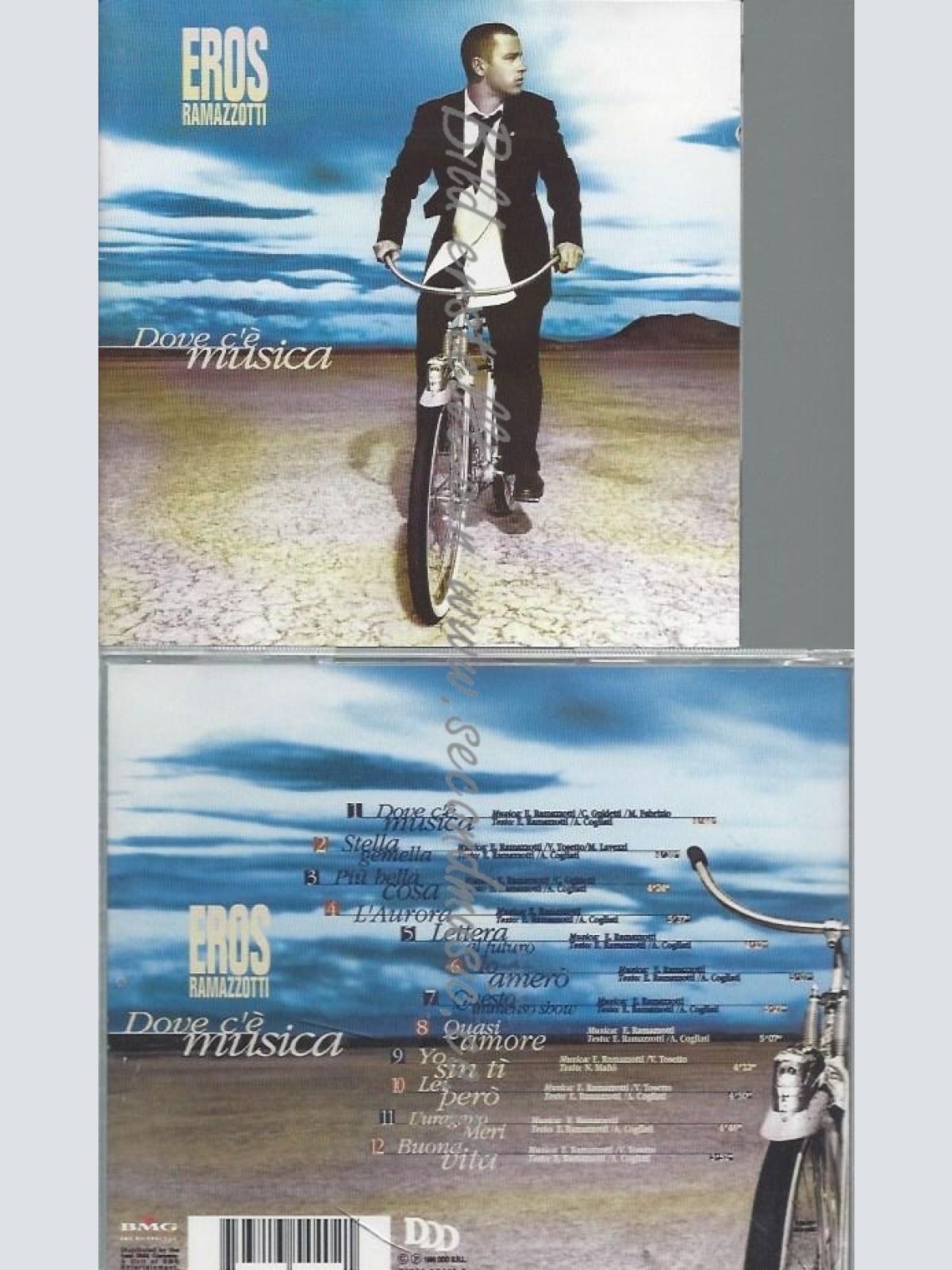 CD--ERMAN VERSION/ EROS RAMAZZOTTI--DOVE C'E MUSICA