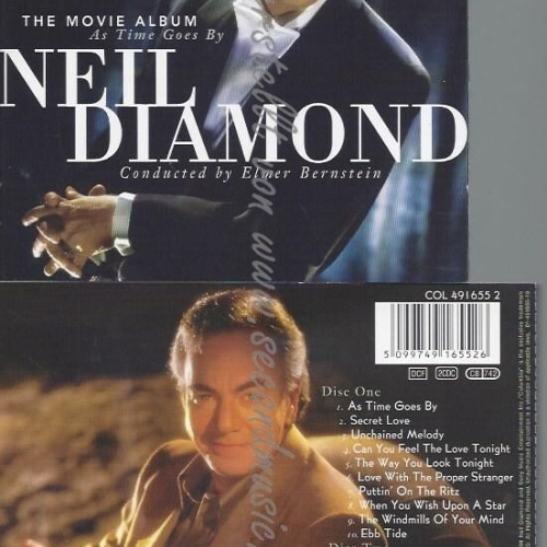 CD--ELMER BERNSTEIN UND NEIL DIAMOND--AS TIME GOES BY: THE MOVIE ALBUM
