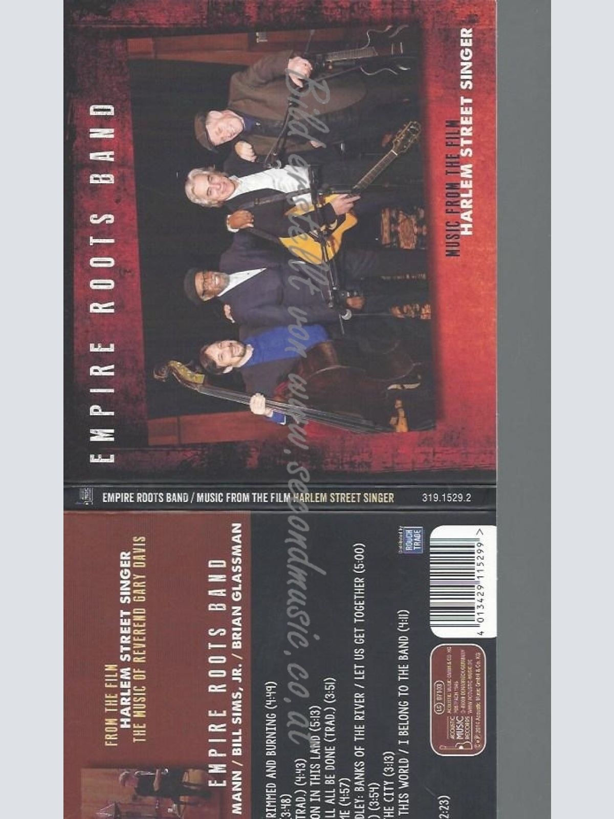 CD--EMPIRE ROOTS BAND--MUSIC FROM THE FILM HARLEM STREET SINGER