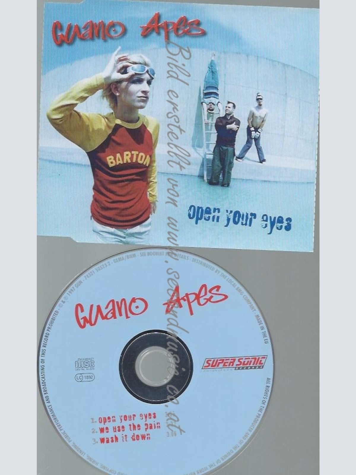 CD--GUANO APES--OPEN YOUR EYES | SINGLE