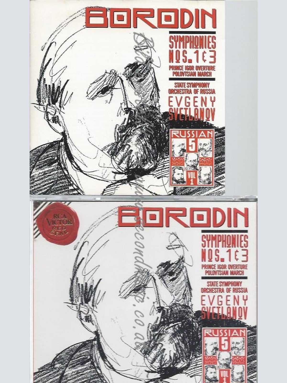 CD--INFONIE 1+3/+/ SWETLANOW,EWGENI UND BORODIN,ALEXANDER--FÜRST IGOR