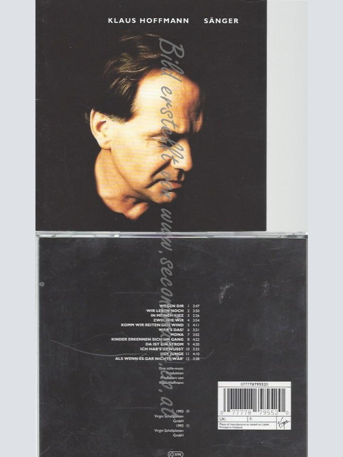 CD--KLAUS HOFFMANN--SÄNGER