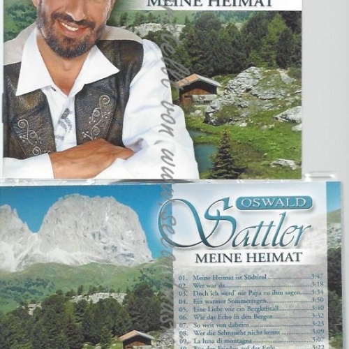 CD--OSWALD SATTLER--MEINE HEIMAT
