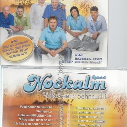 CD--NOCKALM QUINTETT--VOLLE KANNE SEHNSUCHT-JUBILÄUMS-EDITION | CD+DVD