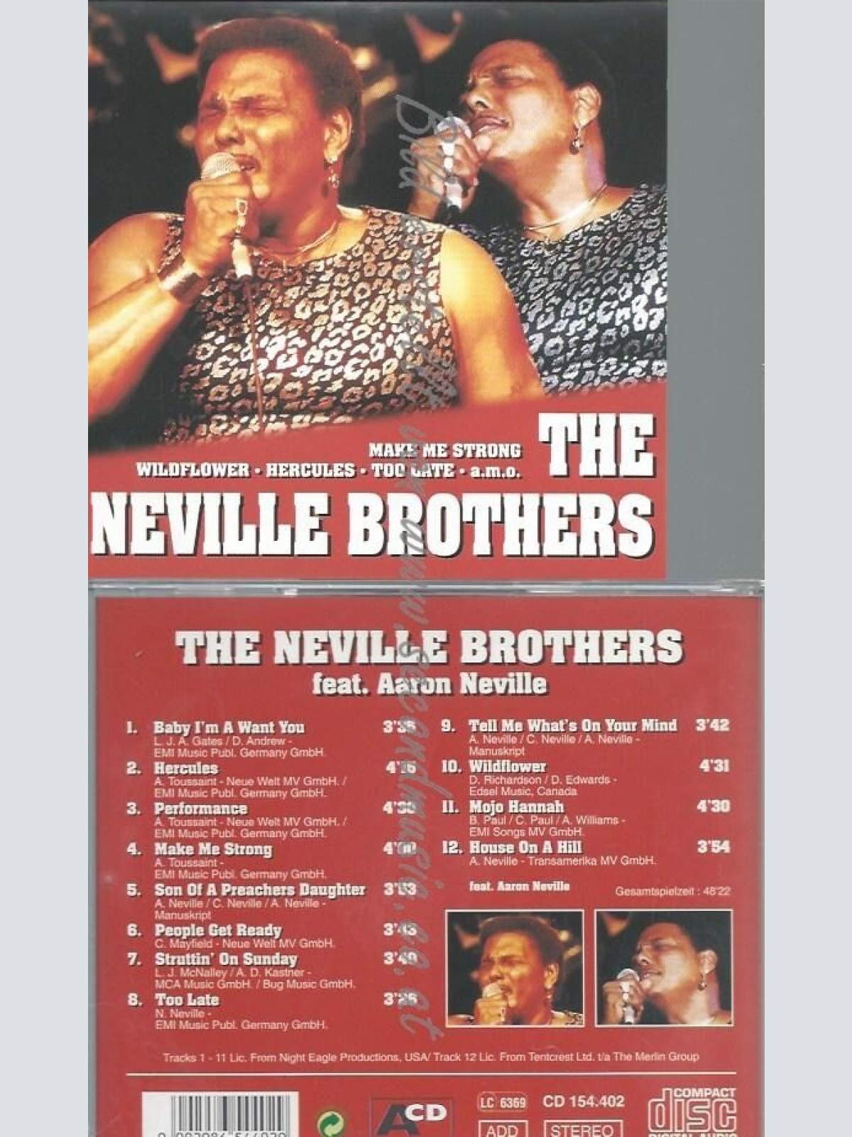 CD--NEVILLE BROTHERS--FEAT.AARON NEVILLE