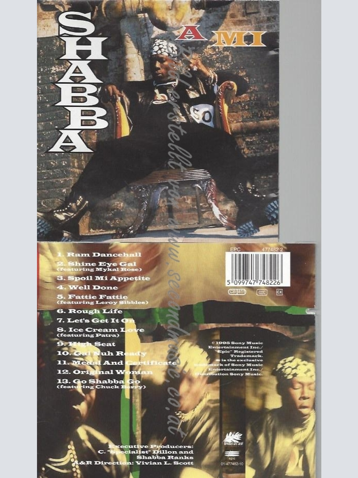 CD--SHABBA RANKS--A MI SHABBA