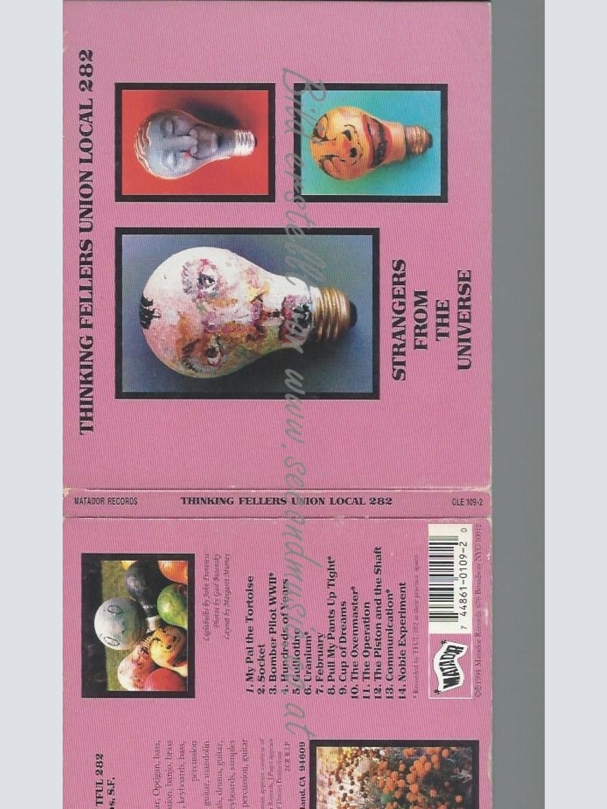 CD--THINKING FELLERS UNION LOCAL 282--STRANGERS FROM THE UNIVERSE