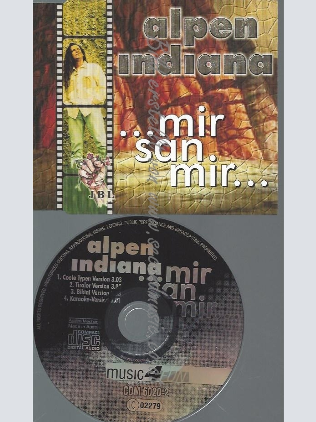 CD--ALPENINDIANA--MIR SAN MIR | SINGLE