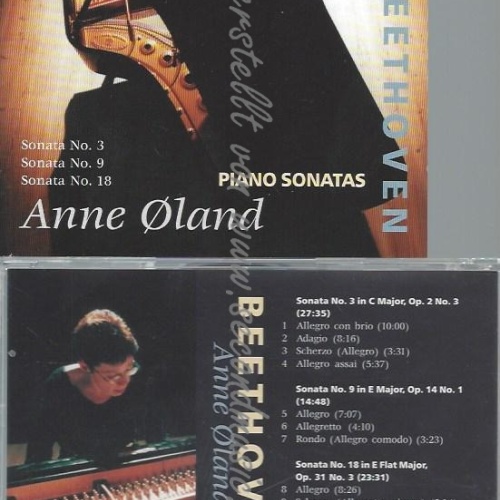 CD--ANNE OELAND UND VARIOUS--PIANO SONATAS
