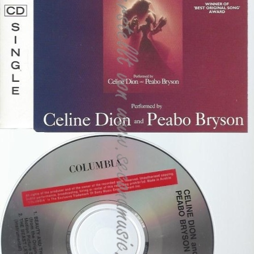 CD--CÉLINE DION UND PEABO BRYSON--BEAUTY AND THE BEAST [MAXI-CD]SINGLE