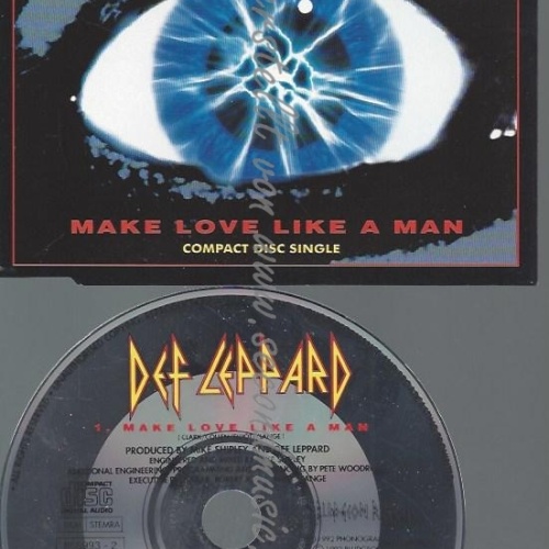 CD--DEF LEPPARD--MAKE LOVE LIKE A MAN -4 TRACKS, -SINGLE