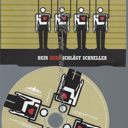CD--FÜNF STERNE DELUXE--DEIN HERZ SCHLÄGT SCHNELLER | SINGLE