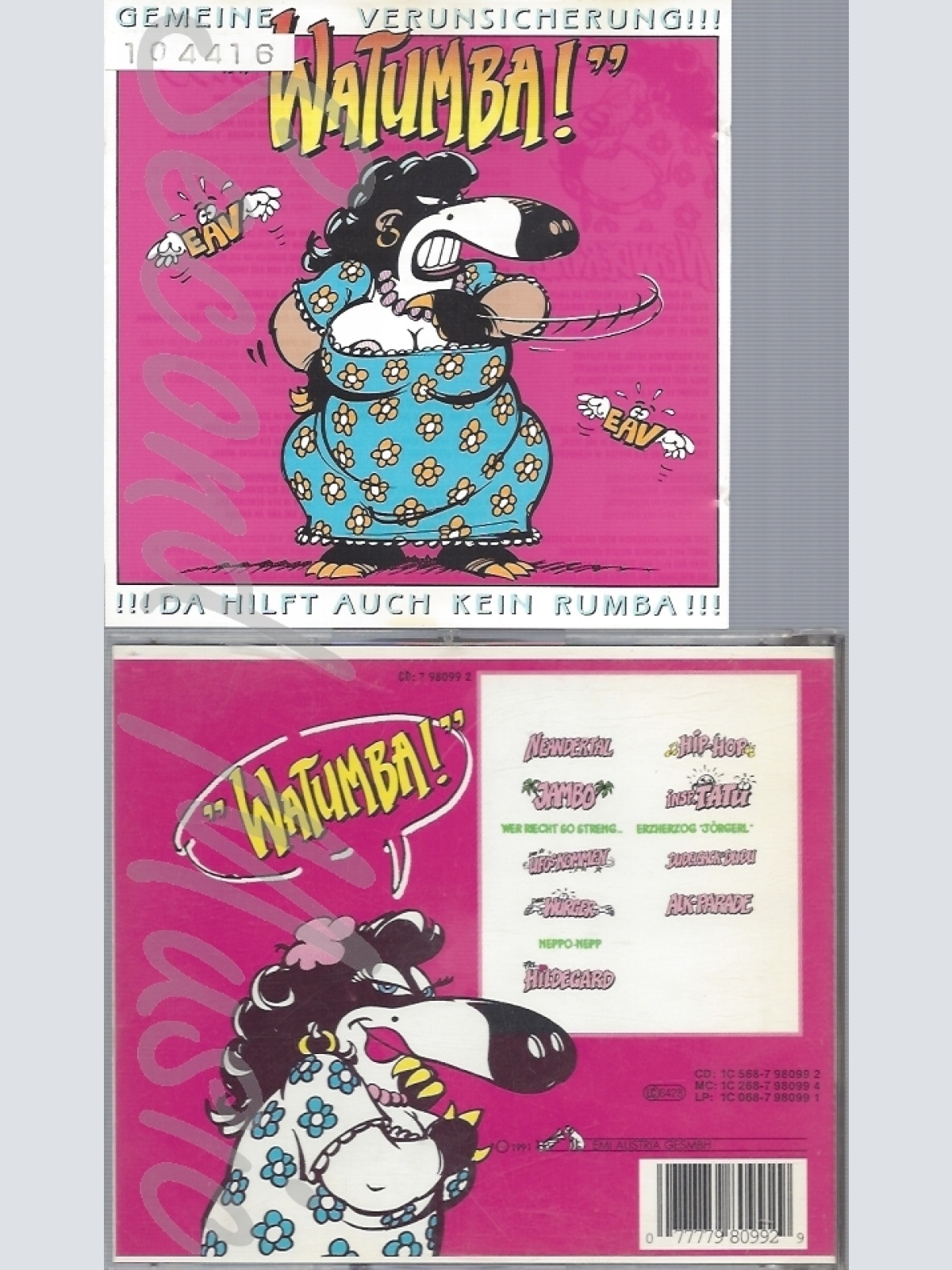 CD--ERSTE ALLGEMEINE VERUNSICHERUNG--WATUMBA // EAV