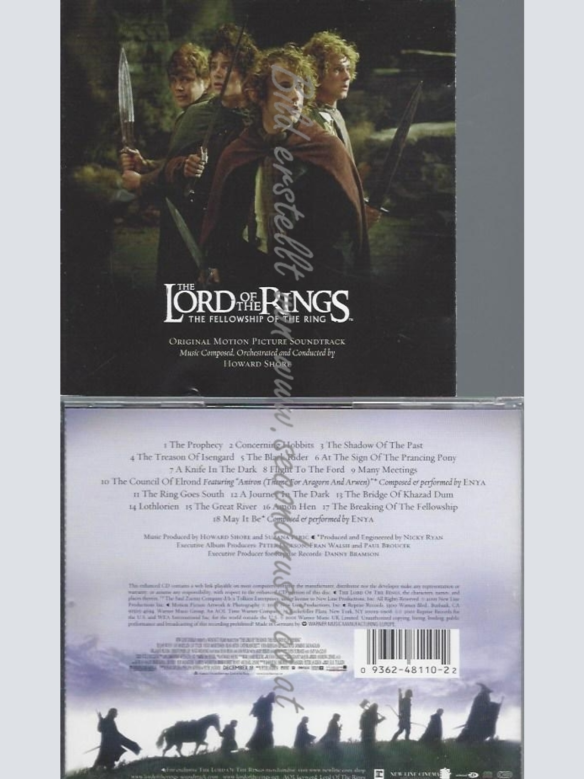 CD--HOWARD SHORE UND ENYA--DER HERR DER RINGE - DIE GEFÄHRTEN | SOUNDTRACK
