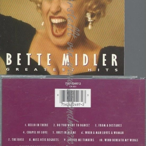 CD--GREATEST HITS/ BETTE MIDLER--EXPERIENCE THE DIVINE