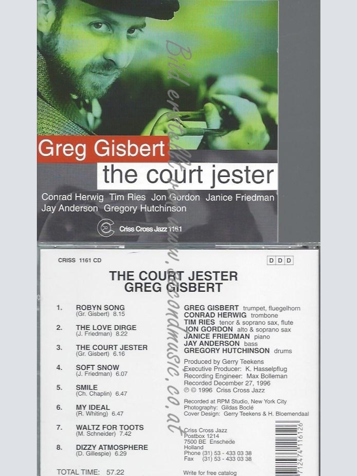 CD--GREG GISBERT--THE COURT JESTER