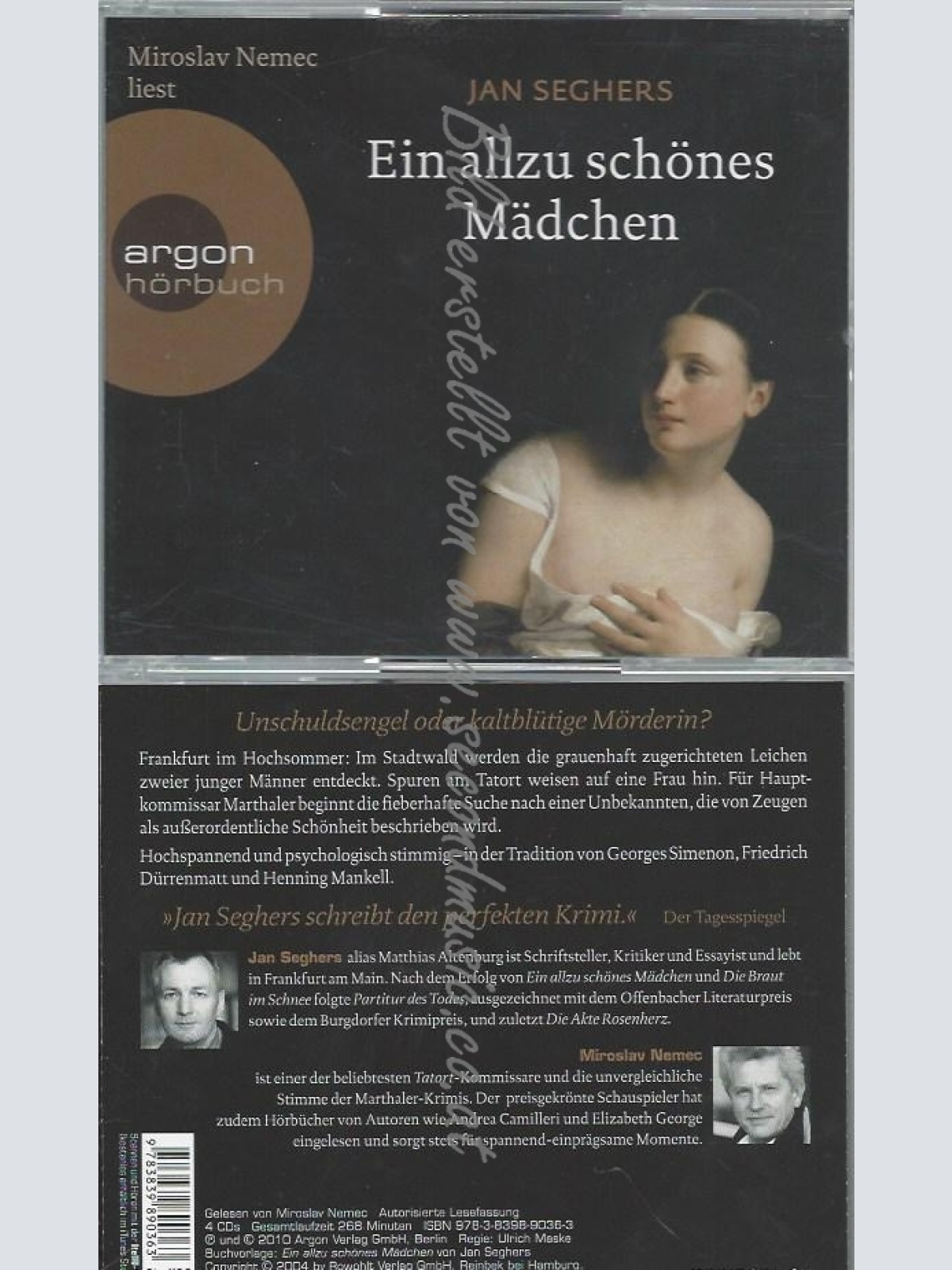 CD--JAN SEGHERS UND MIROSLAV NEMEC--EIN ALLZU SCHÖNES MÄDCHEN -HÖRBESTSELLER-5.