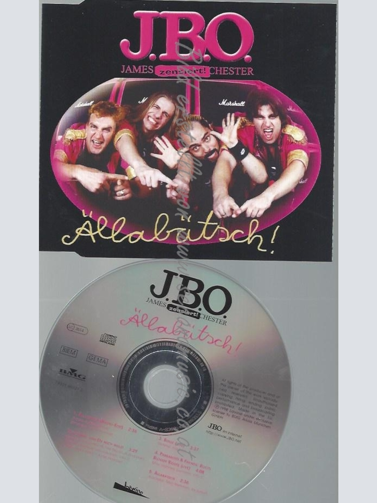 CD--J.B.O.--ALLABÄTSCH | SINGLE