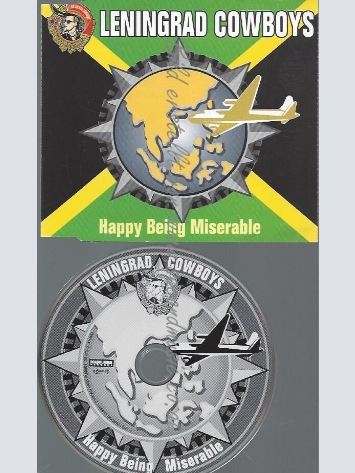 CD--LENINGRAD COWBOYS--HAPPY BEING MISERABLE | SINGLE