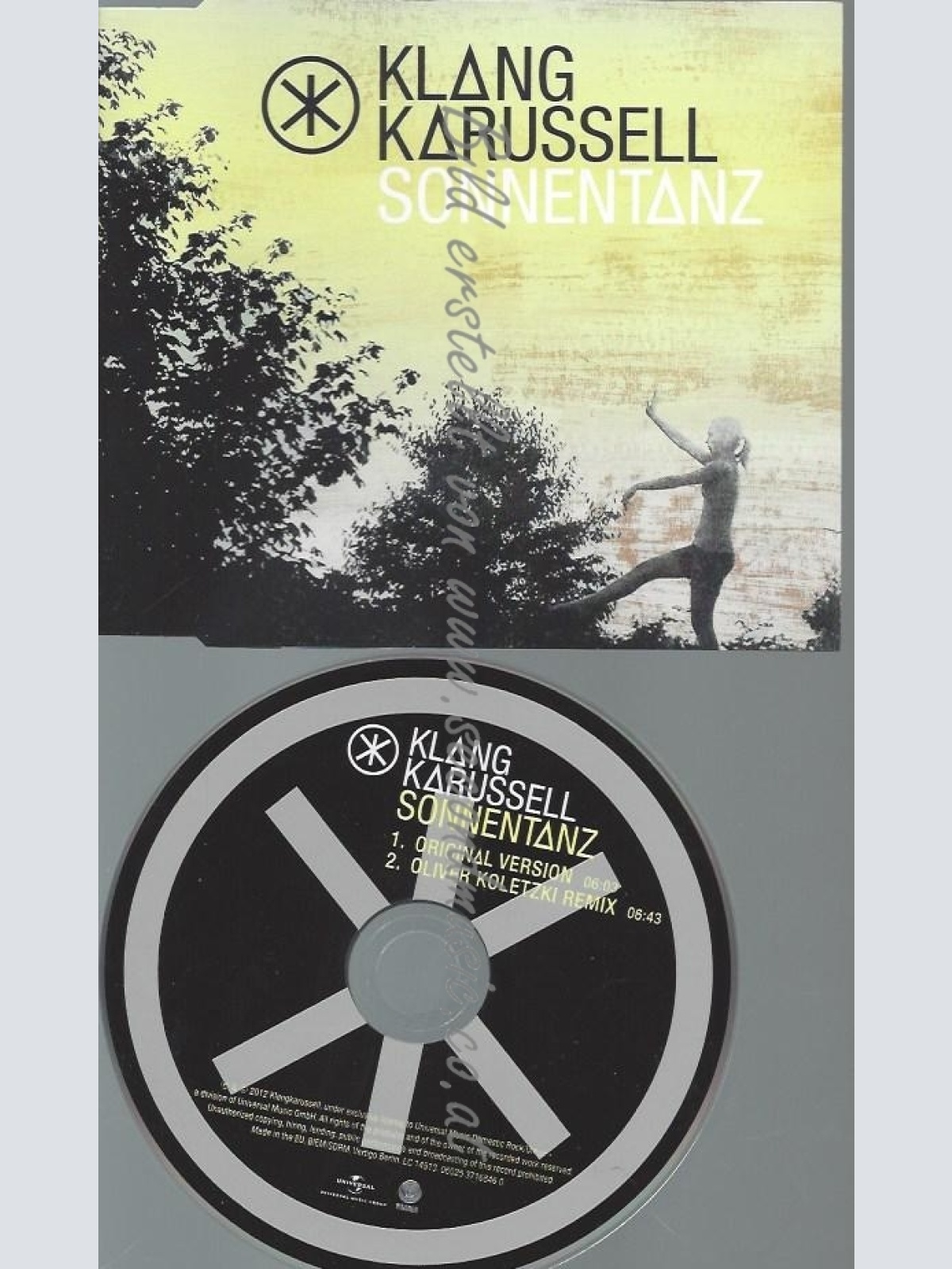 CD--KLANGKARUSSELL--SONNENTANZ -2-TRACK- | SINGLE