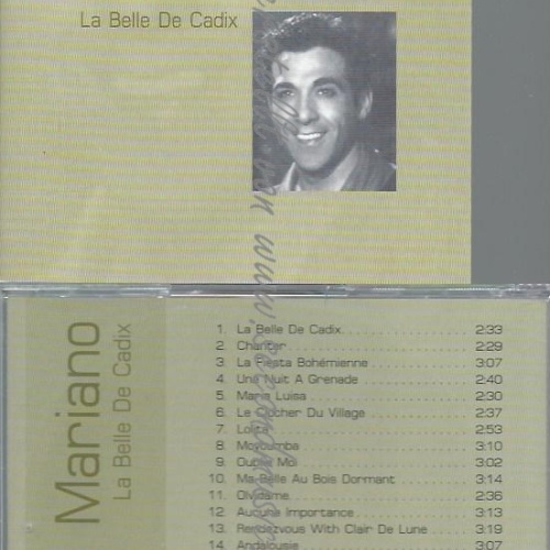 CD--LUIS MARIANO--LA BELLE DE CADIX