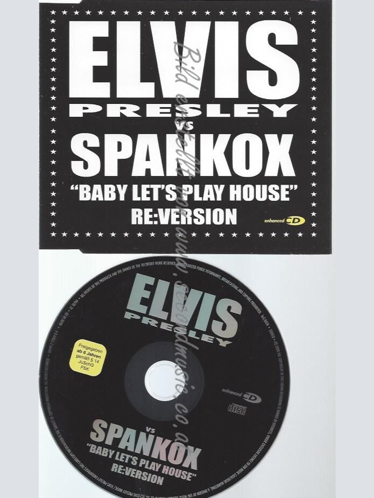 CD--PRESLEY,ELVIS VS.SPANKOX--BABY LETS PLAY HOUSE | SINGLE